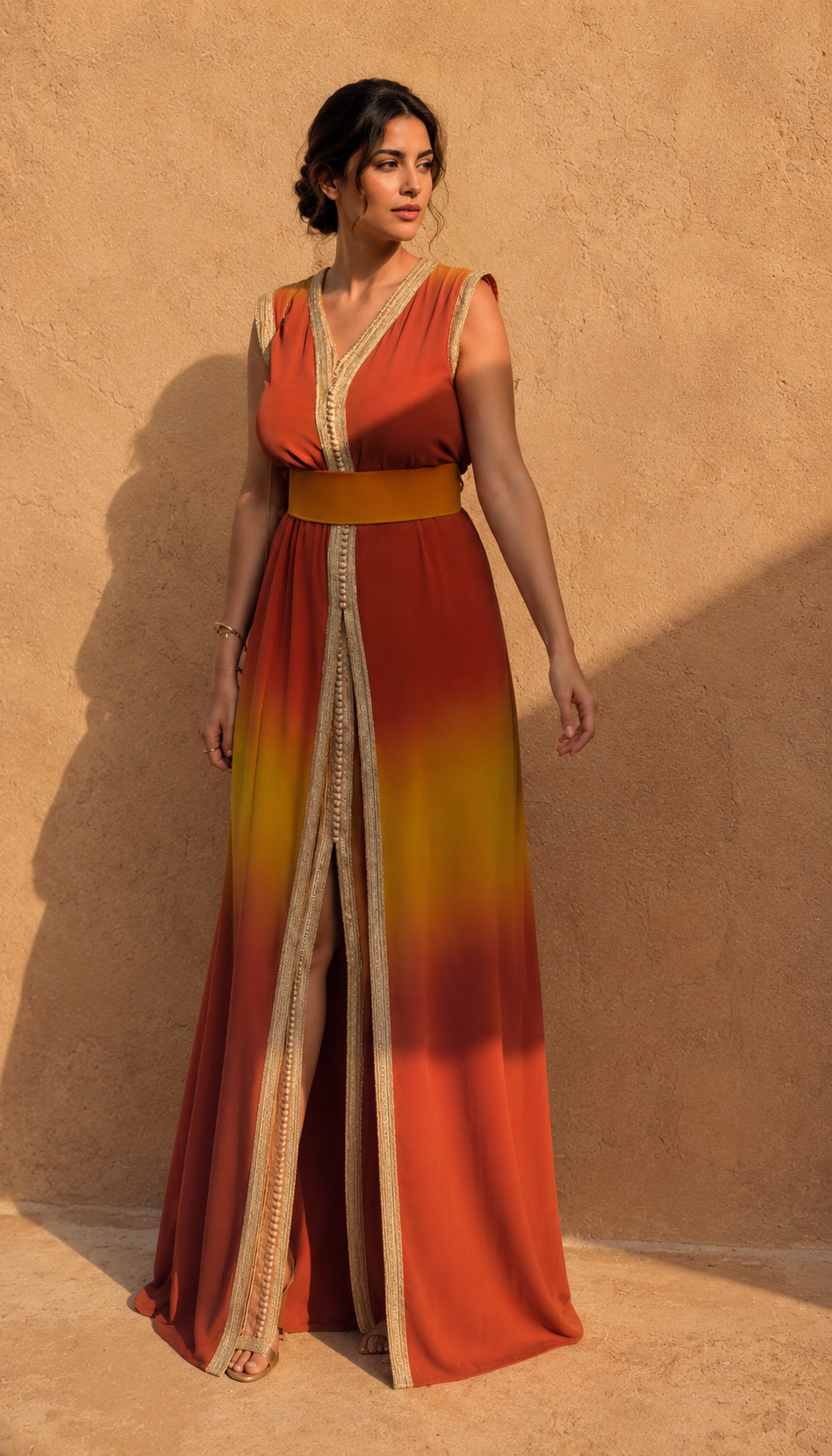 Caftan terracotta